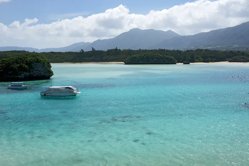 The turquoise water of Kabira Bay, Ishigaki