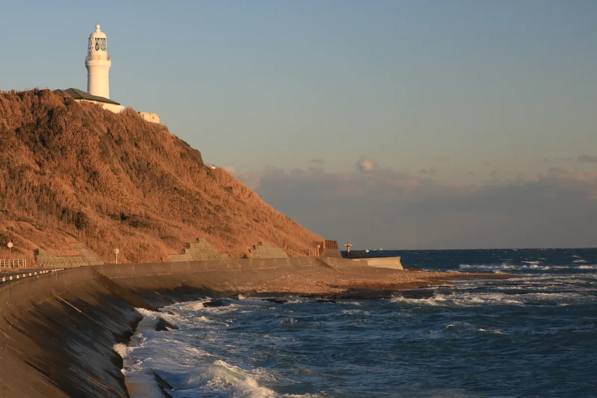 Omaezaki Lighthouse and the cape