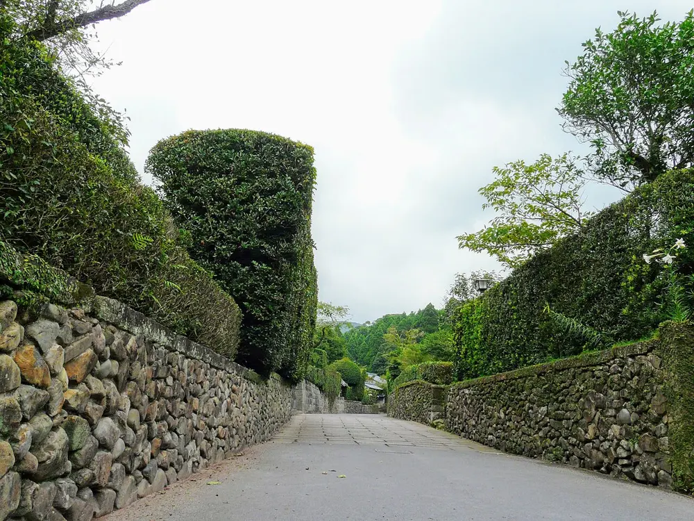 The hedged samurai street of Chiran