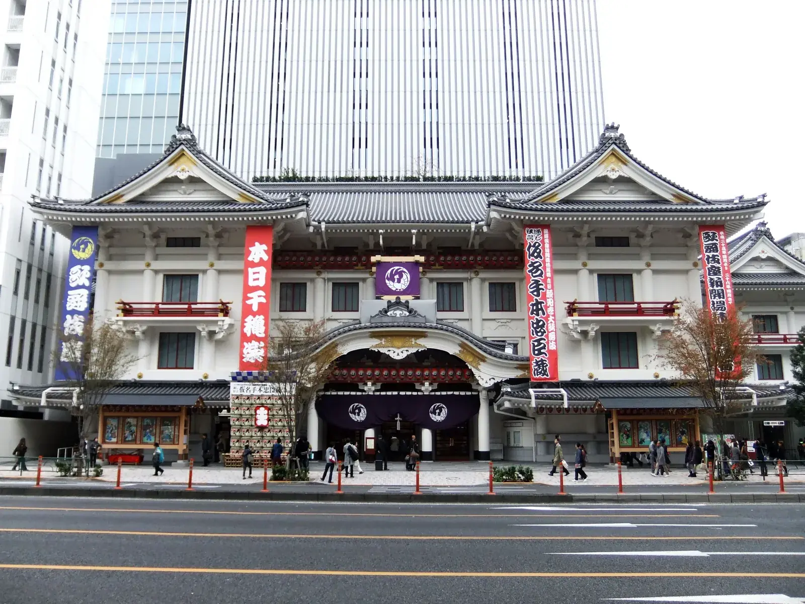 The Kabuki-za theatre in Ginza, Tokyo