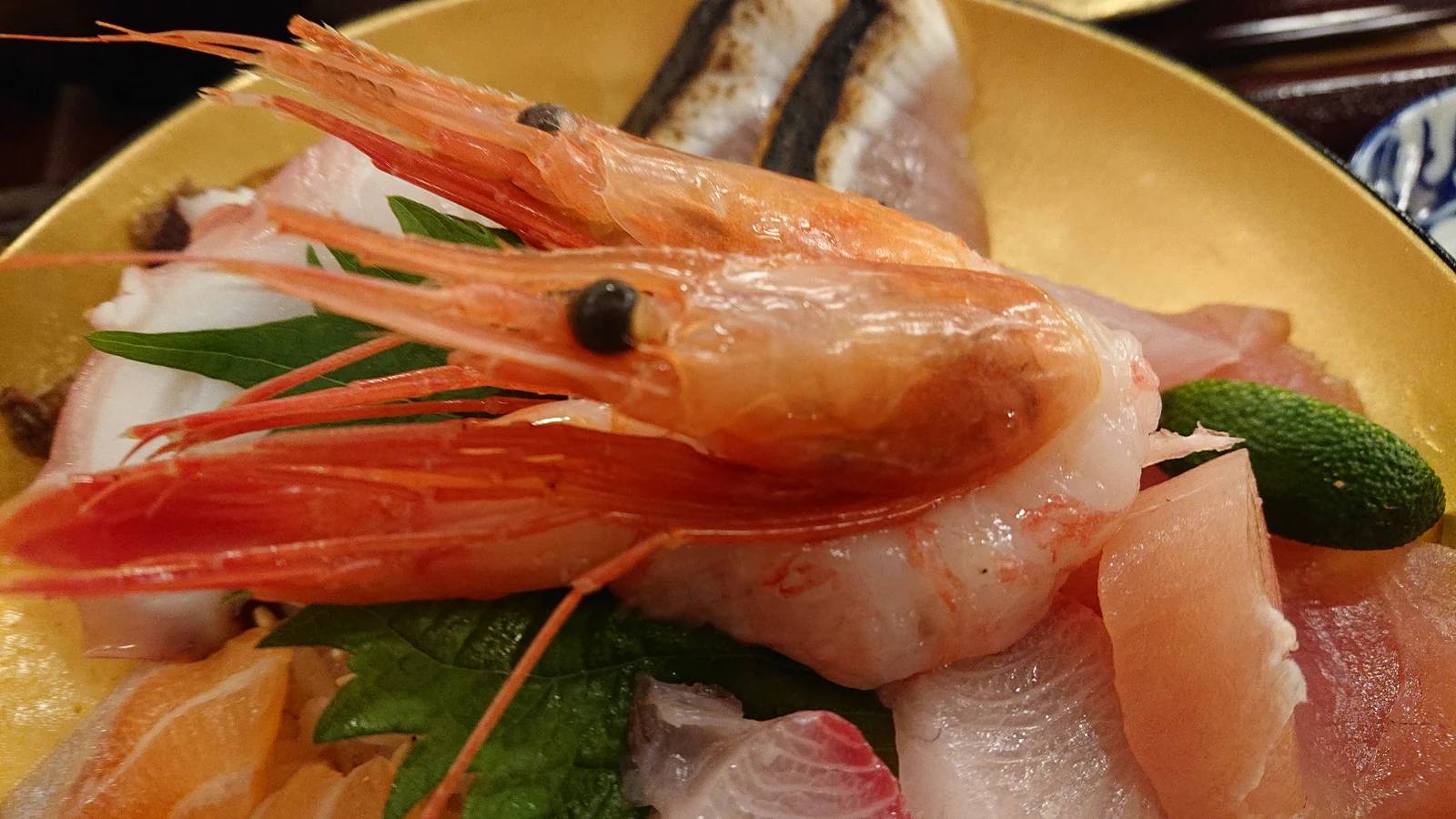Seafood bowl at Omicho