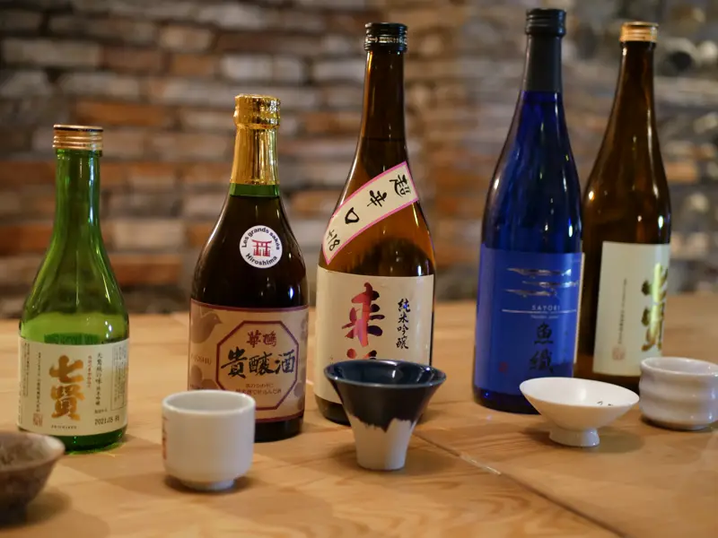 Shonai rice & local sake