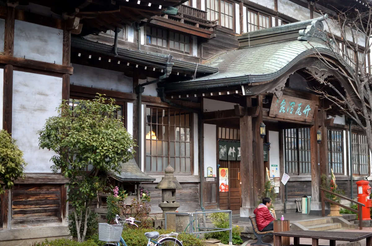 Takegawara Onsen in Beppu, Oita - Jan 5, 2012