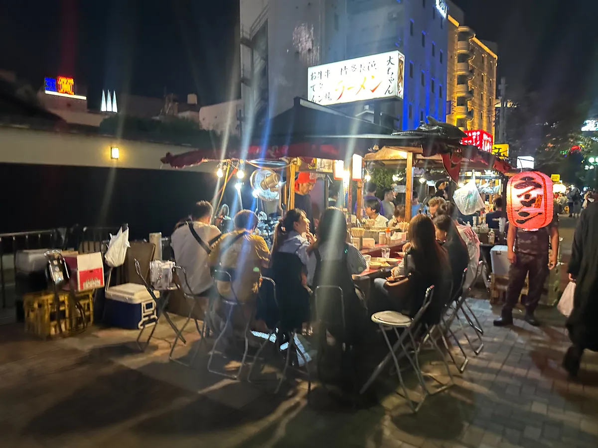 Hakata yatai and yatai food - 2024 Sept 24 various