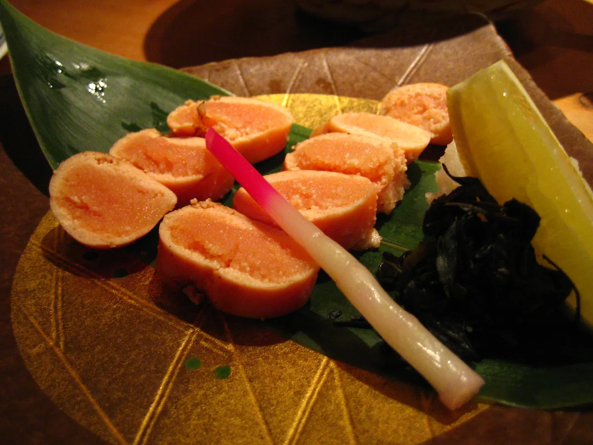 Baked mentaiko by ayustety in Marunouchi, Tokyo