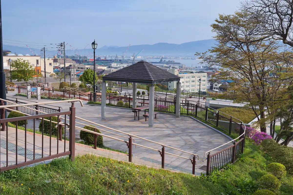 Motomachi Park of Hakodate in May 2024