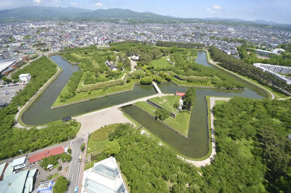 Hokkaido-Goryokaku Fort in Summer-xl