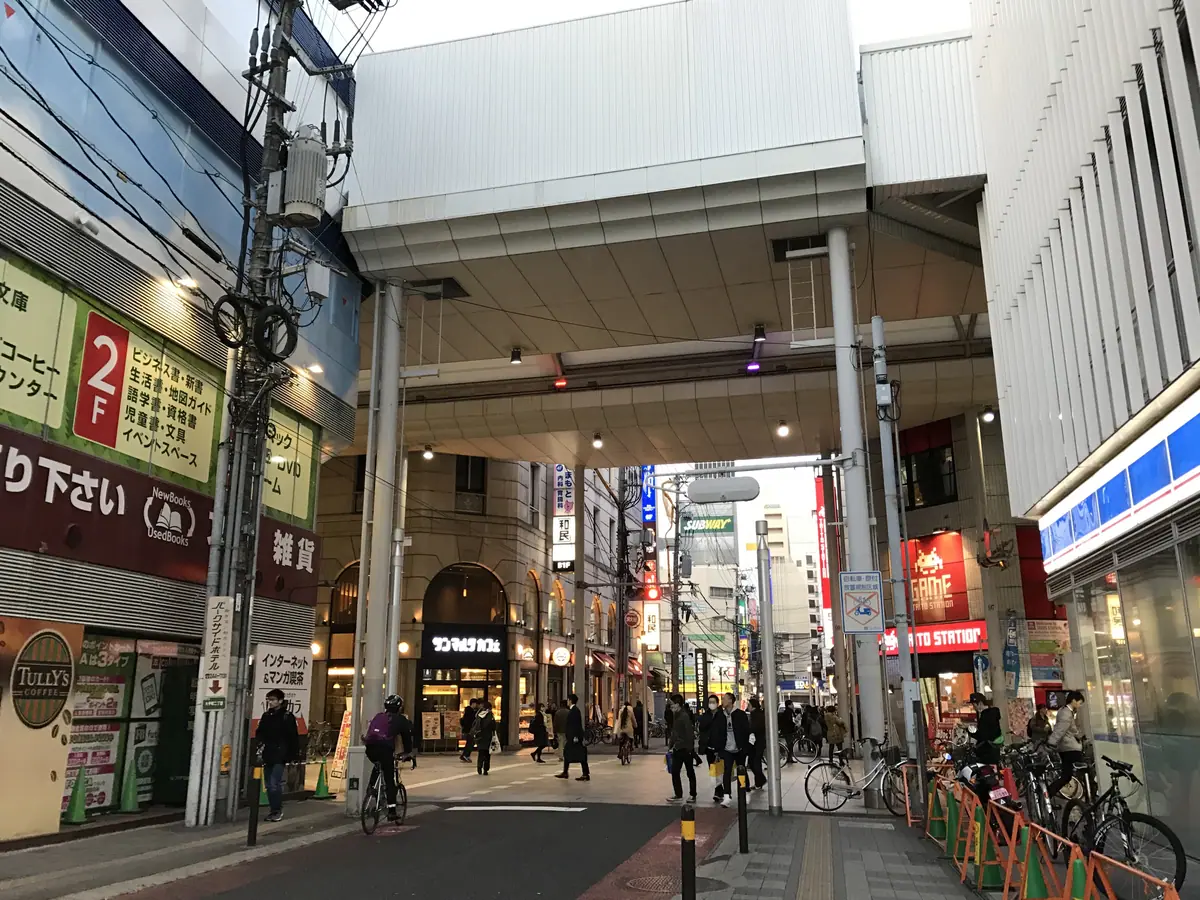 Hiroshima-Hondori Shopping Street at dusk 3