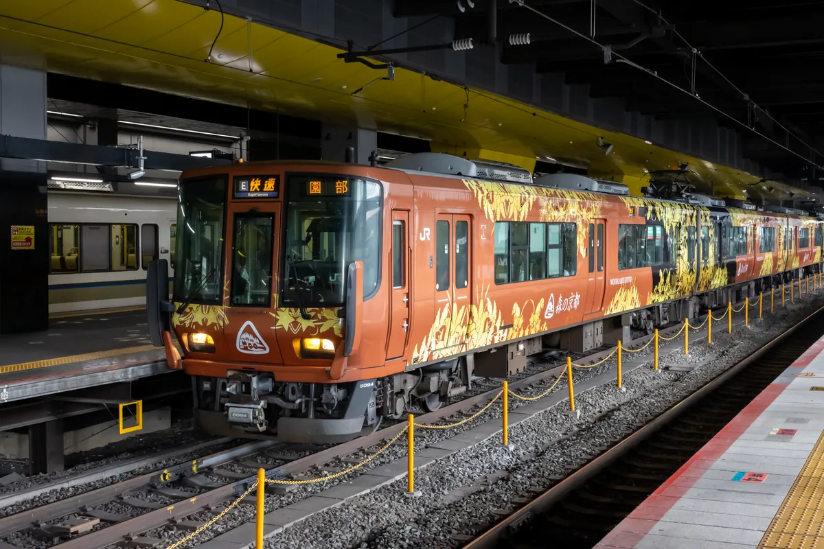 At Kyoto 2024 314 - Woodland Kyoto QR Train