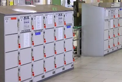 015 Baggage lockers at Kyoto Station, Japan