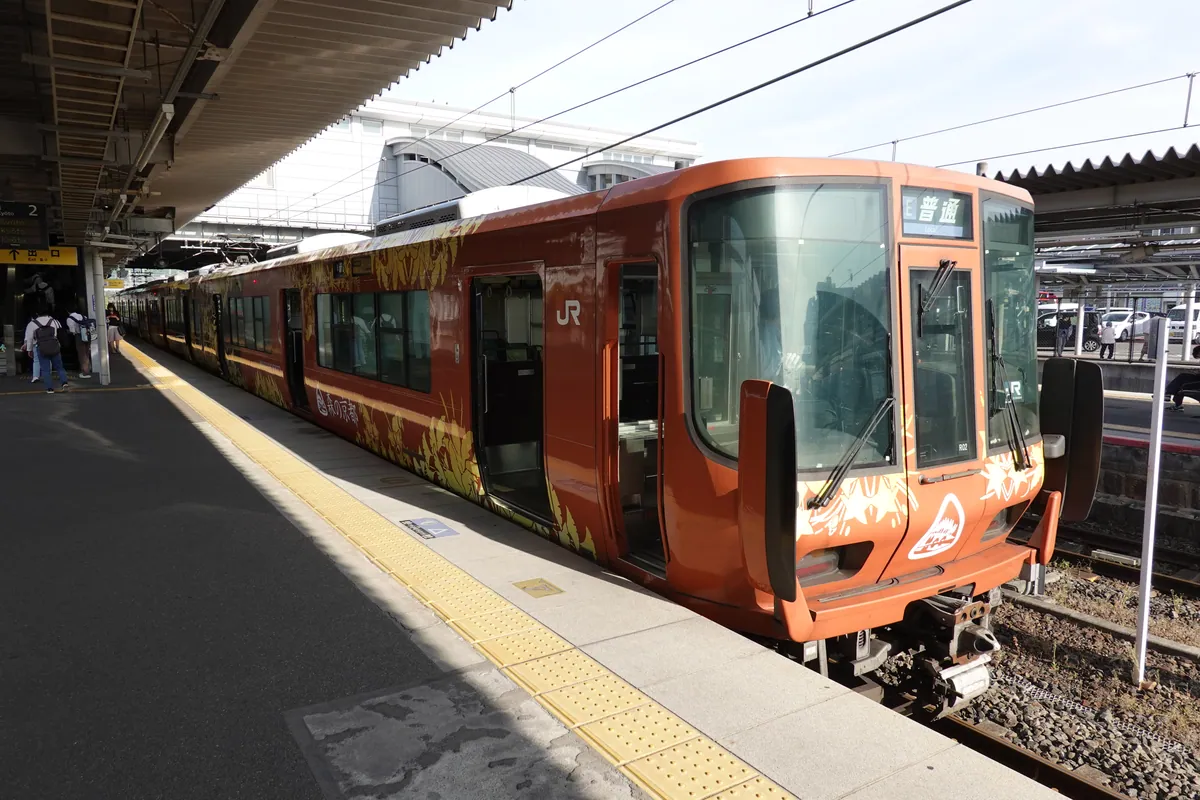 Kyoto Station trains 2024 01