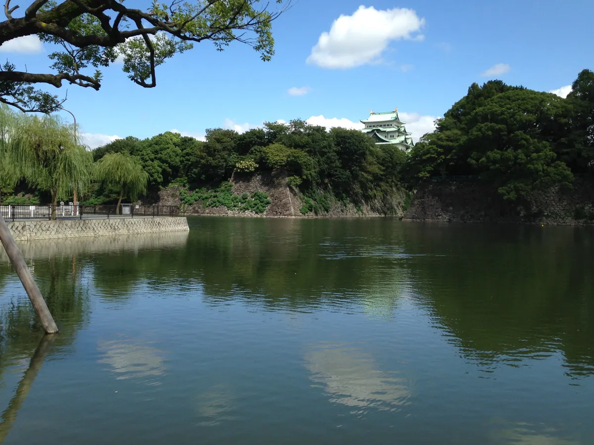 View of Moat and Tenshu of Nagoya Castle 2