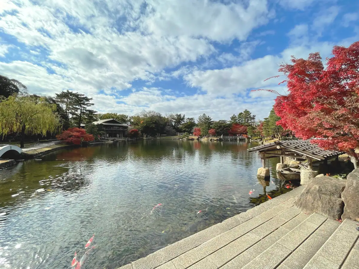 Ryusen Lake of Tokugawa Garden in Nagoya City