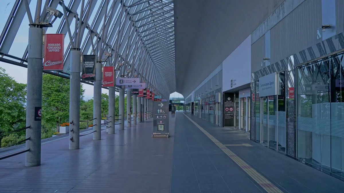 North corridor of Sapporo Dome
