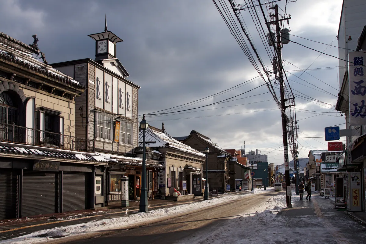 Sakaimachi street Otaru Hokkaido04bs3