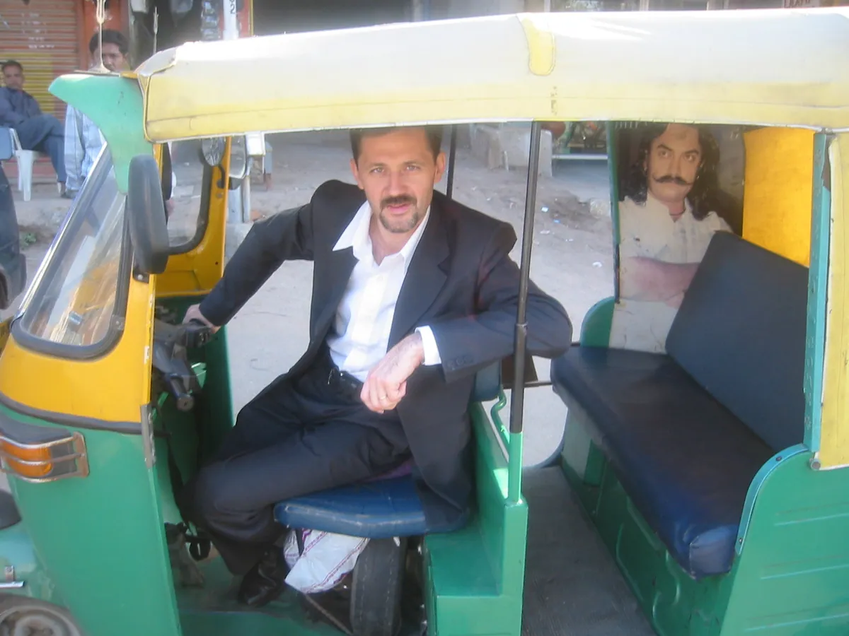 Rickshaw through the old town