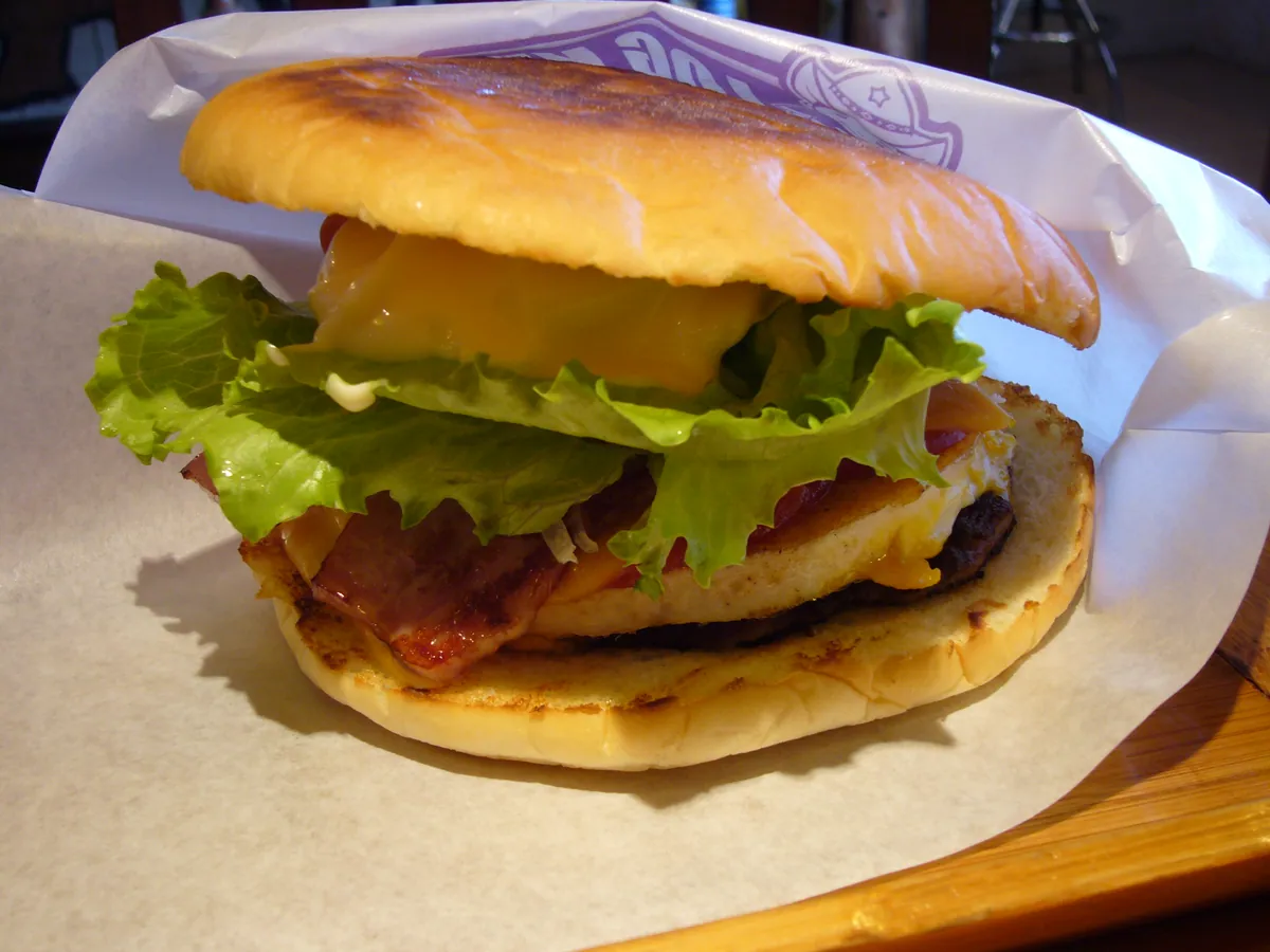 The Sasebo burger made at The Logkit
