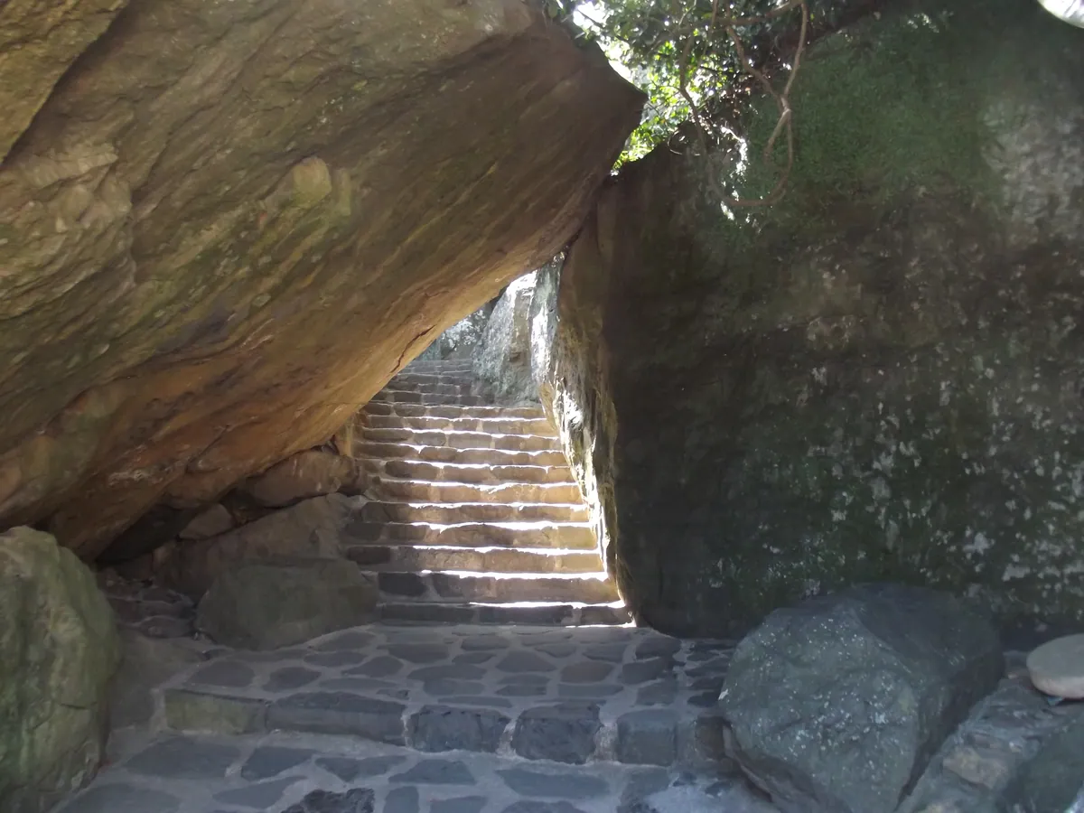 Passage stairway in Hyangilam