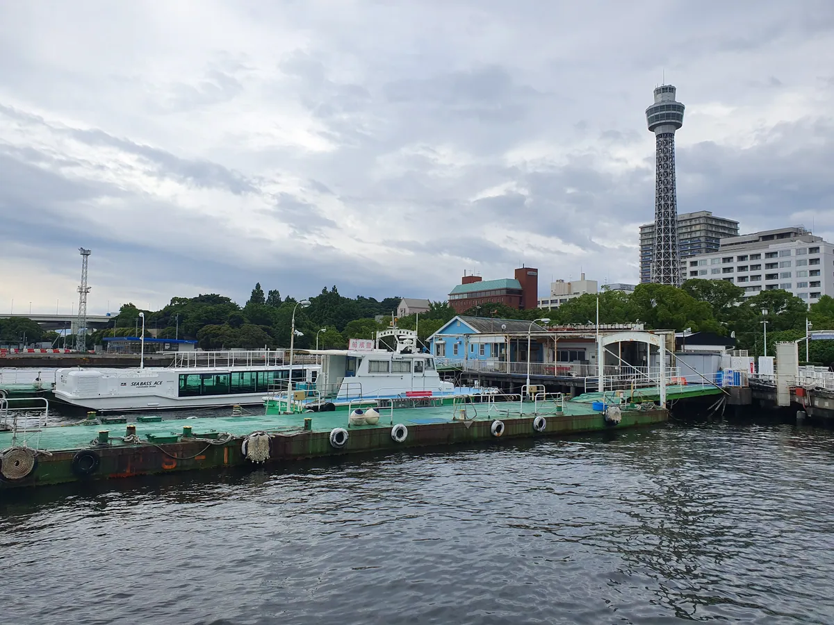 Sea bus pier in Yamashita Park 2