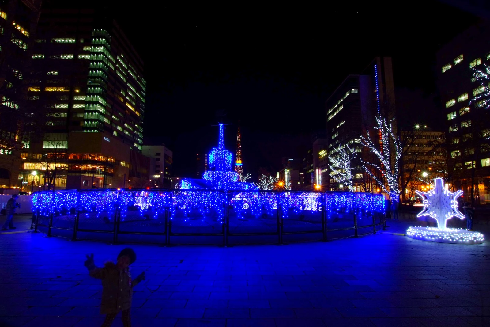 Sapporo lights up