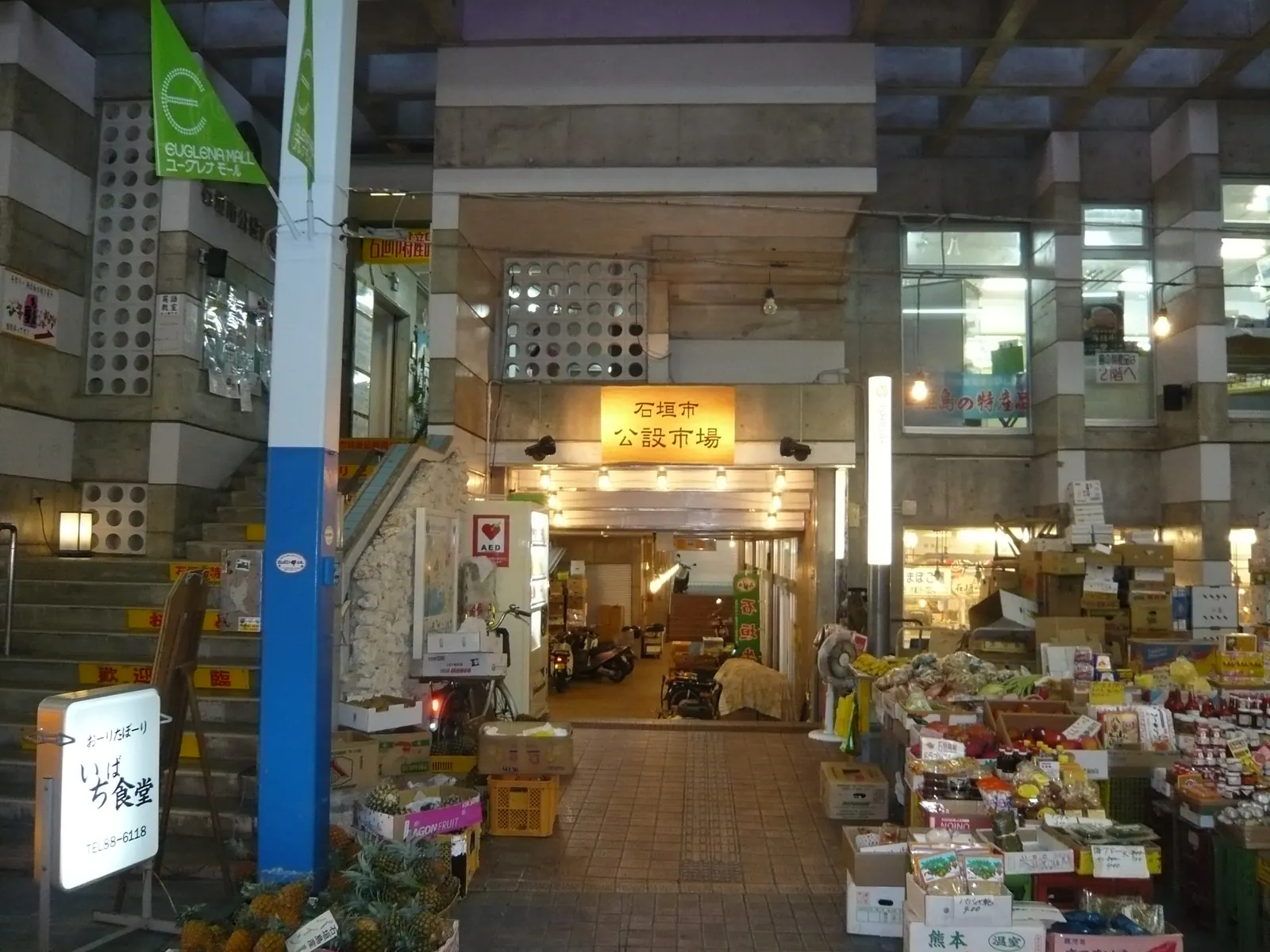 Euglena Mall and the public market