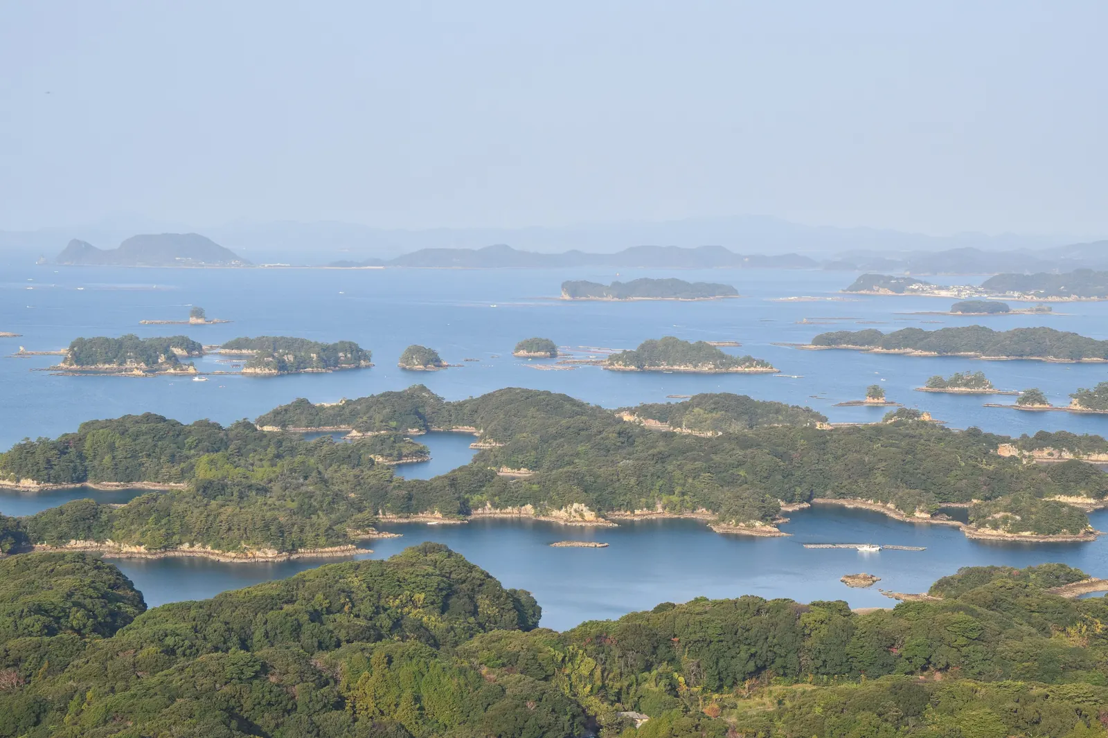 Kujukushima by sightseeing boat