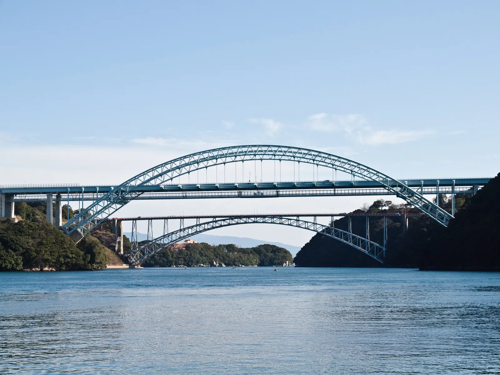 Saikai Bridge and the whirlpools