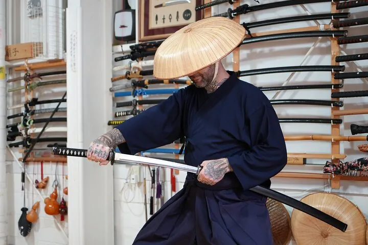 Samurai kendo training, Osaka — photo from the operator