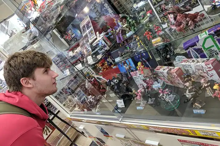 Akihabara with a real otaku — photo from the operator