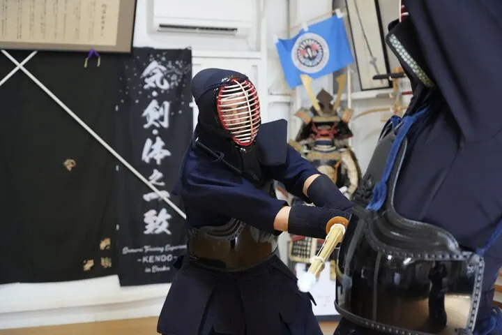 Samurai kendo training, Osaka — photo from the operator