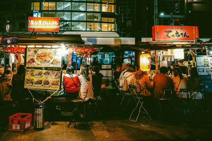 Yatai stalls in Tenjin