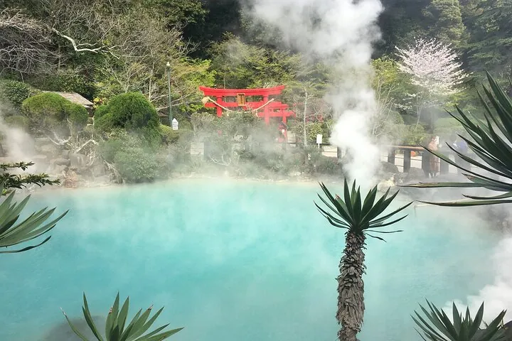 The 'sea hell'- a must-visit spot in Beppu.