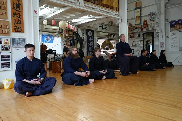 Samurai kendo training, Osaka — photo from the operator