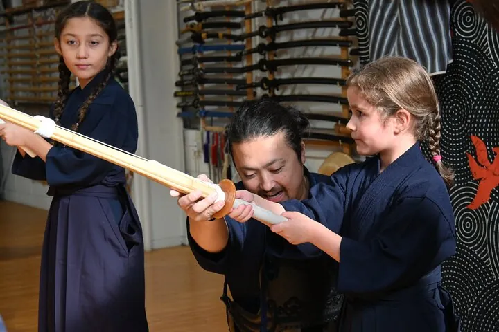 Samurai kendo training, Osaka — photo from the operator