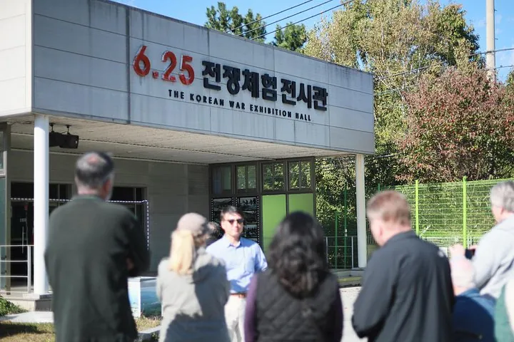 You will learn about the Korean War at the War exhibition hall
