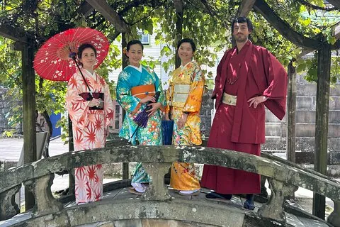 Kimono on the old streets