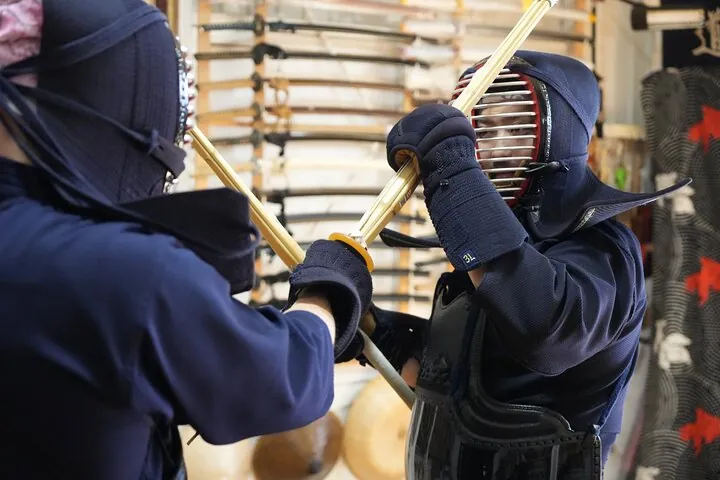 Samurai kendo training, Osaka — photo from the operator