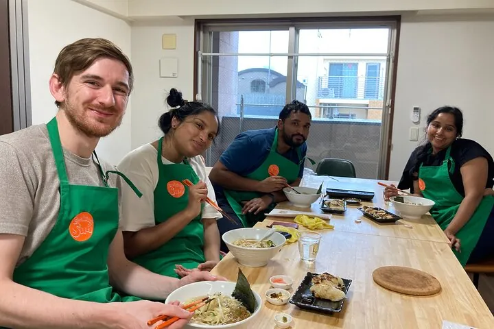 Ramen Cooking Class in Osaka Dotonbori with Sushi or Gyoza Option — operator photo 3